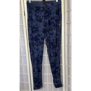 SAXX Snooze Blue Tie Dye Modal Stretch Pajama Sleep PJ Lounge Pants Men's Small